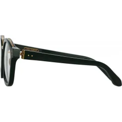 Linda Farrow - Hunter D-Frame Optical Glasses in Green - LFL1350C3OPT - Eyewear - Avvenice