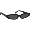 Linda Farrow - Jardine Angular Sunglasses in Black - LFL960C1SUN - Eyewear - Avvenice