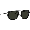 Linda Farrow - Jarvis Aviator Sunglasses in Black and Nickel - LFL1441C1SUN - Eyewear - Avvenice^ Sunglasses