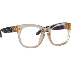 Linda Farrow - Jenson D-Frame Optical Glasses in Ash - LFL1384C5OPT - Eyewear - Avvenice^ Sunglasses