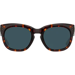 Linda Farrow - Jenson D-Frame Sunglasses in Tortoiseshell - LFL1384C2SUN - Eyewear - Avvenice