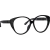 Linda Farrow - Katia Cat Eye Optical Glasses in Black - LFL1417C1OPT - Eyewear - Avvenice