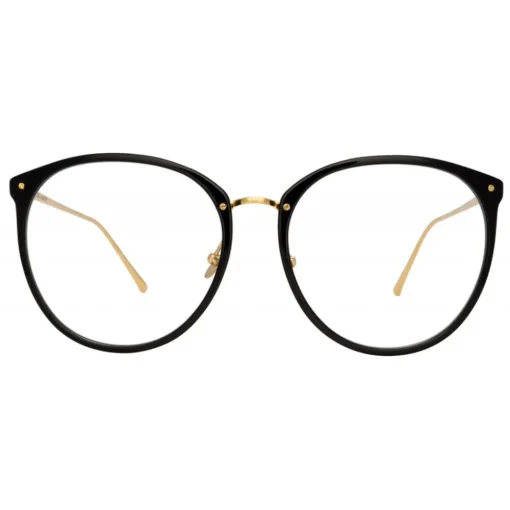 Linda Farrow - Kings Oversized Optical Glasses in Black - LFLC747C7OPT - Eyewear - Avvenice