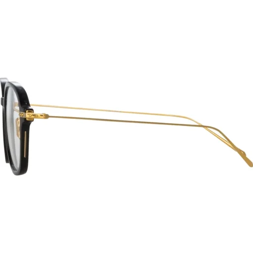 Linda Farrow - Lane Square Optical Frame in Black Men's (Asian Fit) - Eyewear - Avvenice^ Sunglasses