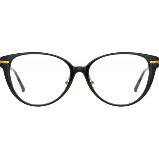 Linda Farrow - Linear Arch Cat Eye Optical Glasses in Black - LF26C1OPT - Eyewear - Avvenice^ Sunglasses