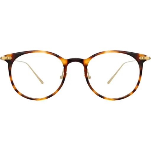 Linda Farrow - Linear Childs D-Frame Optical Glasses in Tortoiseshell - LF03C9OPT - Eyewear - Avvenice^ Sunglasses