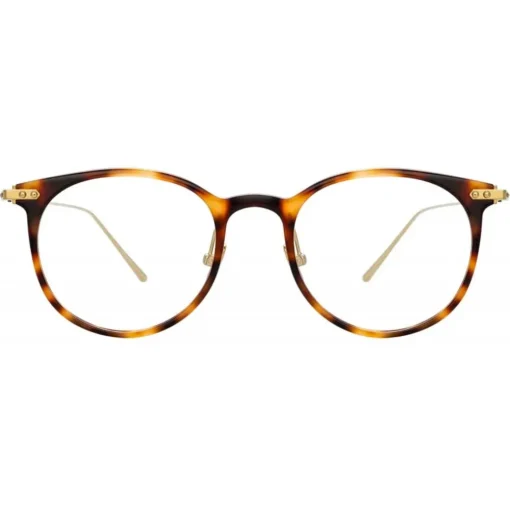 Linda Farrow - Linear Childs A D-Frame Optical Glasses in Tortoiseshell - LF03AC9OPT - Eyewear - Avvenice