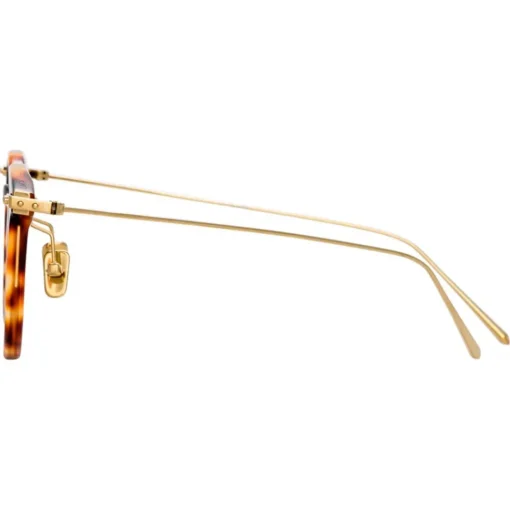 Linda Farrow - Linear Childs D-Frame Optical Glasses in Tortoiseshell - LF03C9OPT - Eyewear - Avvenice^ Sunglasses