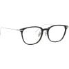 Linda Farrow - Linear Wright A Rectangular Optical Glasses in Black - LF07AC2OPT - Eyewear - Avvenice^ Sunglasses