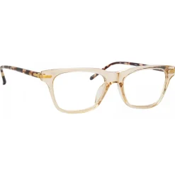 Linda Farrow - Mae A Cat Eye Optical Glasses in Ash - LF55AC3OPT - Eyewear - Avvenice