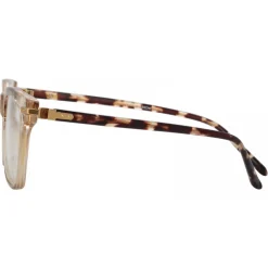 Linda Farrow - Mae A Cat Eye Optical Glasses in Ash - LF55AC3OPT - Eyewear - Avvenice