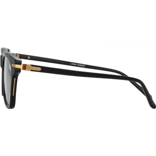 Linda Farrow - Mae Cat Eye Optical Glasses in Black - LF55C1OPT - Eyewear - Avvenice^ Sunglasses