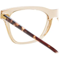 Linda Farrow - Mae Cat Eye Optical Glasses in Ash - LF55C3OPT - Eyewear - Avvenice