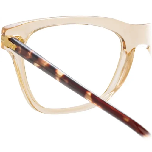 Linda Farrow - Mae Cat Eye Optical Glasses in Ash - LF55C3OPT - Eyewear - Avvenice