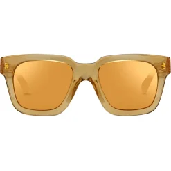 Linda Farrow - Max D-Frame Sunglasses in Dew - LFL71C84SUN - Eyewear - Avvenice