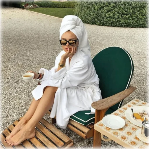 Linda Farrow - Max D-Frame Sunglasses in Black Yellow Gold - LFL71C51SUN - Eyewear - Avvenice^ Sunglasses