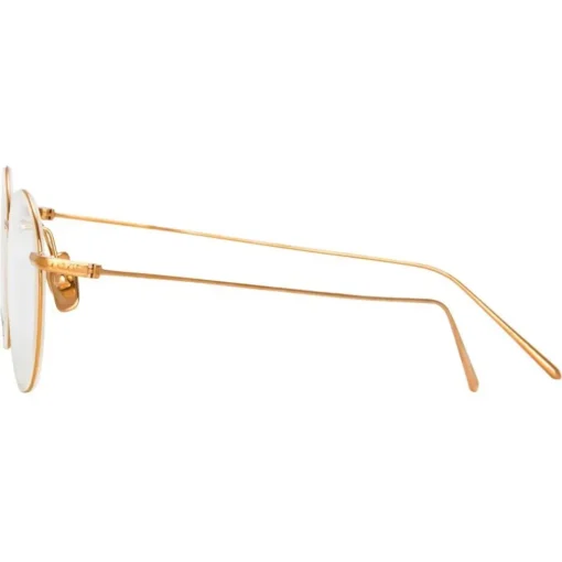 Linda Farrow - Mayne A Oval Optical Glasses in Rose Gold - LF33AC3OPT - Eyewear - Avvenice