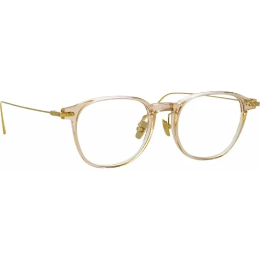 Linda Farrow - Meier A D-Frame Optical Glasses in Clear - Eyewear - Avvenice^ Sunglasses