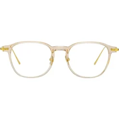 Linda Farrow - Meier A D-Frame Optical Glasses in Clear - Eyewear - Avvenice^ Sunglasses
