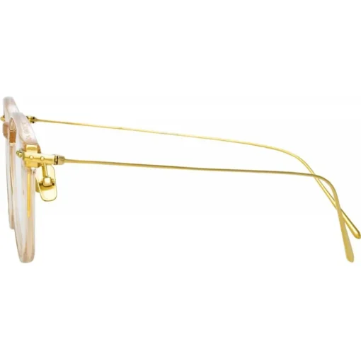 Linda Farrow - Meier A D-Frame Optical Glasses in Clear - Eyewear - Avvenice^ Sunglasses