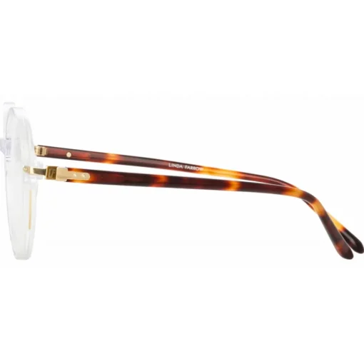 Linda Farrow - Merrick A Oval Optical Glasses in Clear - LF51AC3OPT - Eyewear - Avvenice^ Sunglasses