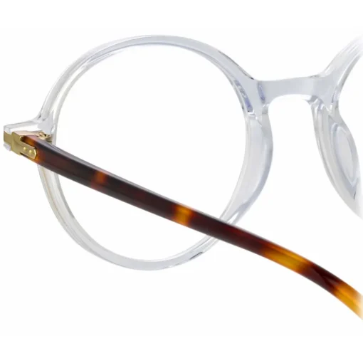 Linda Farrow - Merrick A Oval Optical Glasses in Clear - LF51AC3OPT - Eyewear - Avvenice^ Sunglasses