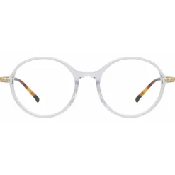 Linda Farrow - Merrick Oval Optical Glasses in Clear - LF51C3OPT - Eyewear - Avvenice
