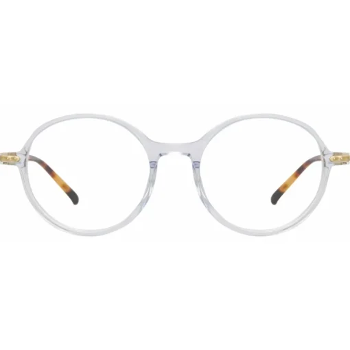 Linda Farrow - Merrick Oval Optical Glasses in Clear - LF51C3OPT - Eyewear - Avvenice
