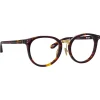 Linda Farrow - Morgan Oval Optical Glasses in Tortoiseshell - LFL1366C4OPT - Eyewear - Avvenice^ Sunglasses