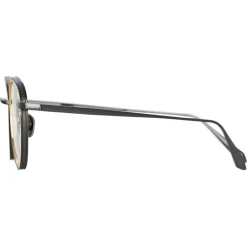 Linda Farrow - Moss Oval Optical Glasses in Nickel - LFL1227C4OPT - Eyewear - Avvenice^ Sunglasses