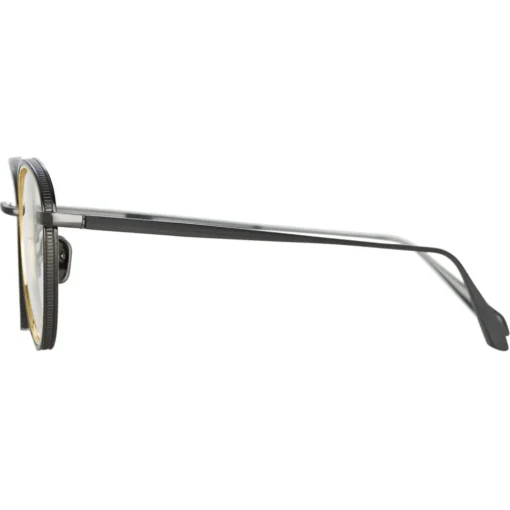 Linda Farrow - Moss Oval Optical Glasses in Nickel - LFL1227C4OPT - Eyewear - Avvenice^ Sunglasses
