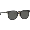 Linda Farrow - Palla D-Frame Sunglasses in Black - LFL1277C1SUN - Eyewear - Avvenice^ Sunglasses