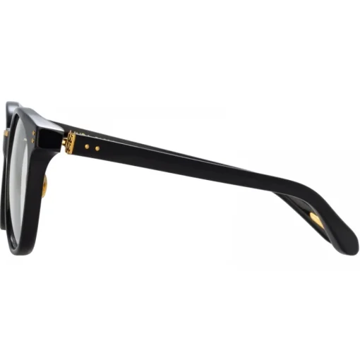 Linda Farrow - Palla D-Frame Optical Glasses in Black - LFL1277C4OPT - Eyewear - Avvenice