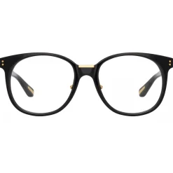 Linda Farrow - Palla D-Frame Optical Glasses in Black - LFL1277C4OPT - Eyewear - Avvenice