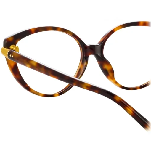 Linda Farrow - Palm Cat Eye Optical Glasses in Tortoiseshell - LFL1211C5OPT - Eyewear - Avvenice^ Sunglasses