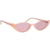 Linda Farrow - Ralph & Russo Robyn Cat Eye Sunglasses in Pink - LFL1169C6SUN - Eyewear - Avvenice^ Sunglasses