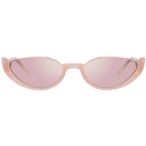 Linda Farrow - Ralph & Russo Robyn Cat Eye Sunglasses in Pink - LFL1169C6SUN - Eyewear - Avvenice^ Sunglasses