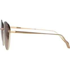 Linda Farrow - Regina Cat Eye Sunglasses in Mocha - LFL1408C4SUN - Eyewear - Avvenice