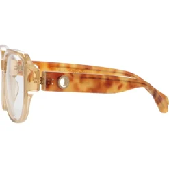 Linda Farrow - Renee Oversized Optical Frame in Saffron - LFL1293C2OPT - Eyewear - Avvenice^ Sunglasses