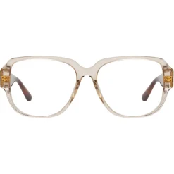 Linda Farrow - Renee Oversized Optical Glasses in Ash - LFL1293C3OPT - Eyewear - Avvenice