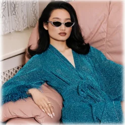 Linda Farrow - Robyn Cat Eye Sunglasses in Black Crystal - LFL1169C8SUN - Eyewear - Avvenice
