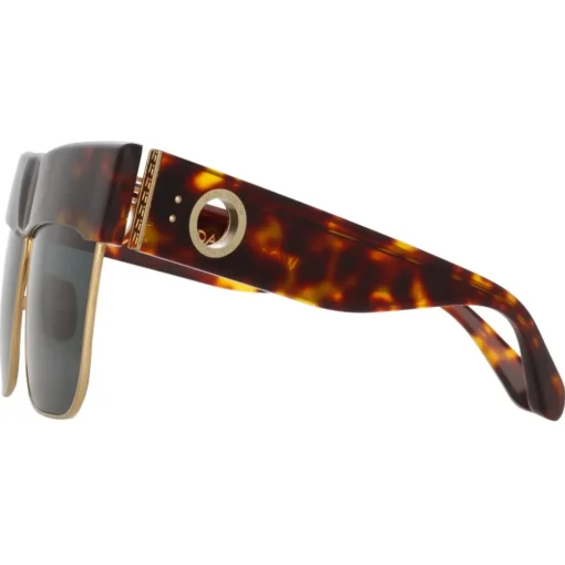 Linda Farrow - Rosalie Oversized Sunglasses in Tortoiseshell - LFL1284C2SUN - Eyewear - Avvenice^ Sunglasses