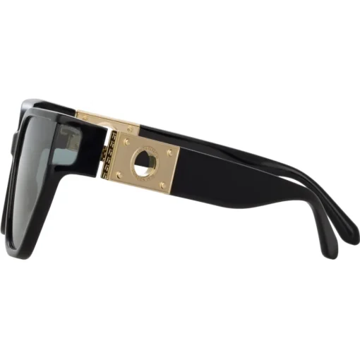 Linda Farrow - Sabine Oversized Sunglasses in Black - LFL1298C1SUN - Eyewear - Avvenice
