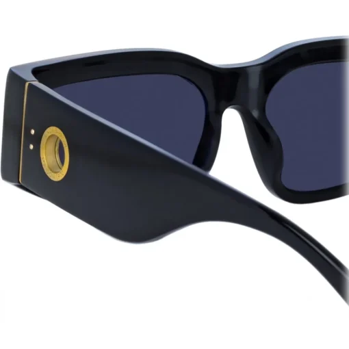 Linda Farrow - Senna Cat Eye Sunglasses in Black - LFL1351C1SUN - Eyewear - Avvenice^ Sunglasses