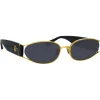Linda Farrow - Shelby Cat Eye Sunglasses in Black - LFL1157C1SUN - Eyewear - Avvenice