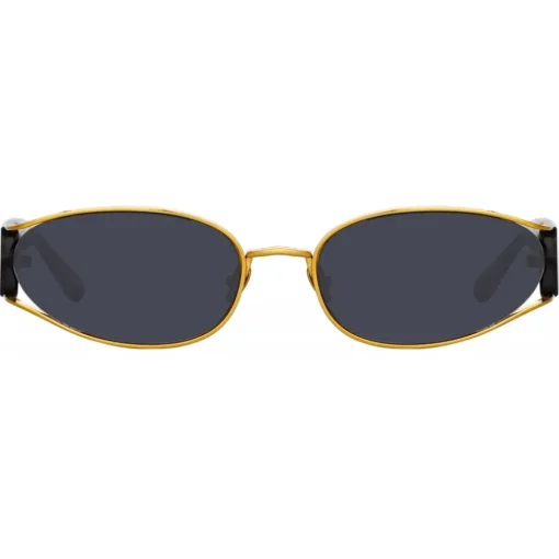 Linda Farrow - Shelby Cat Eye Sunglasses in Black - LFL1157C1SUN - Eyewear - Avvenice
