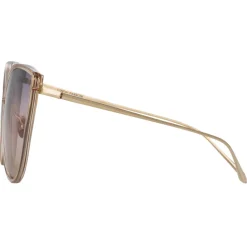 Linda Farrow - Silvie Cat Eye Sunglasses in Ash - LFL1244C3SUN - Eyewear - Avvenice
