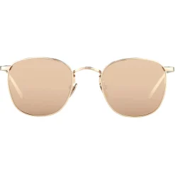 Linda Farrow - Simon Square Sunglasses in Rose Gold - LFLC479C3SUN - Eyewear - Avvenice