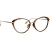 Linda Farrow - Song Cat Eye Optical Frame in Tortoiseshell - LFL1445C4OPT - Eyewear - Avvenice^ Sunglasses