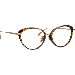Linda Farrow - Song Cat Eye Optical Frame in Tortoiseshell - LFL1445C4OPT - Eyewear - Avvenice^ Sunglasses